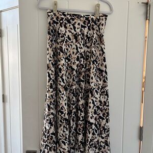 Banana Republic Animal Print Maxi Skirt